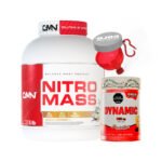 NITRO MASS - 5 LIBRAS + CREATINA MONOHIDRATO 50 SERV + EMBUDO